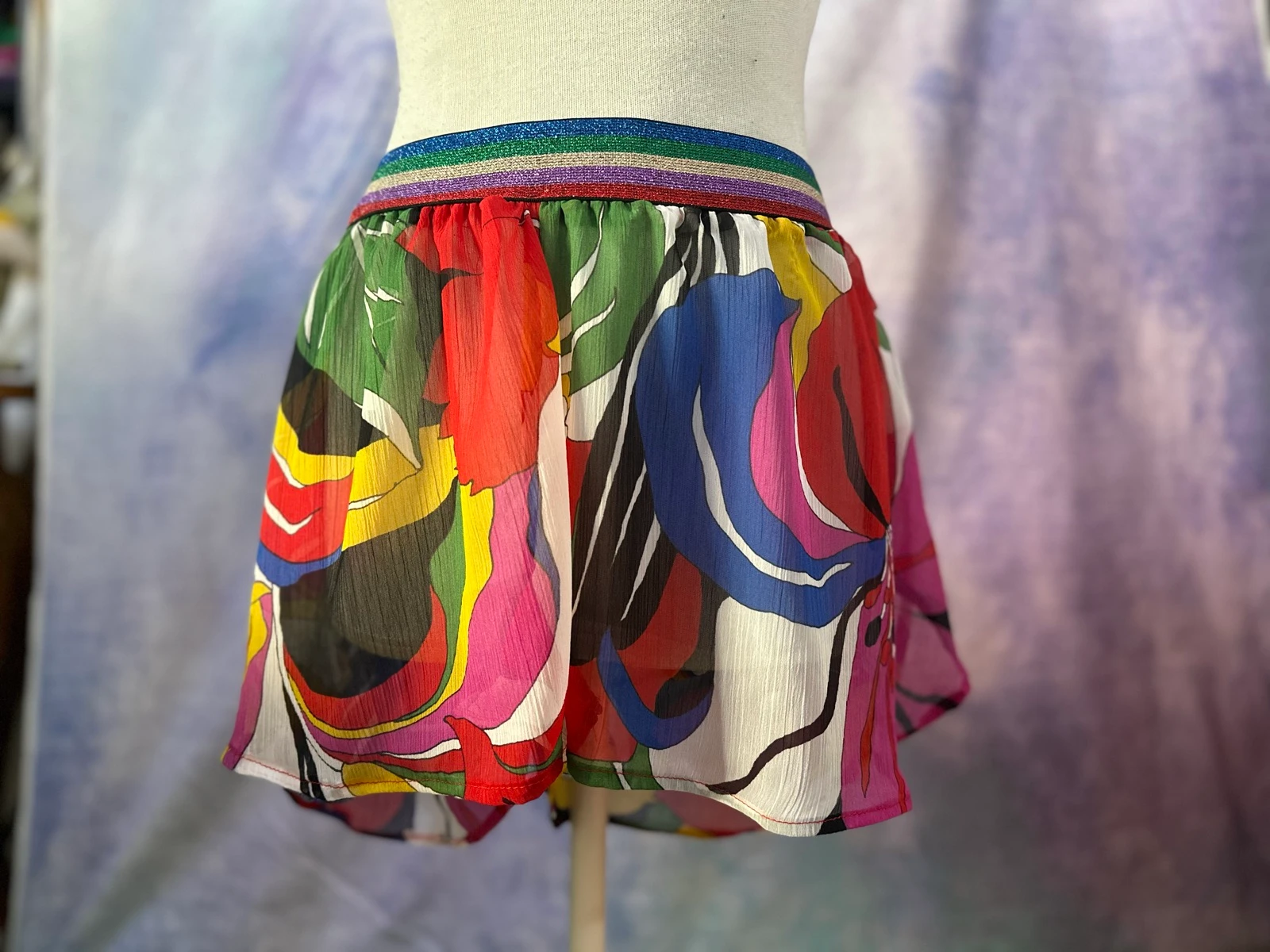Pantalón corto de gasa talla M Piéce unique artisanale – photo 2